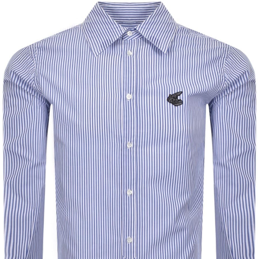 Alternative Image for ProductVivienne Westwood Long Sleeve Shirt Blue2